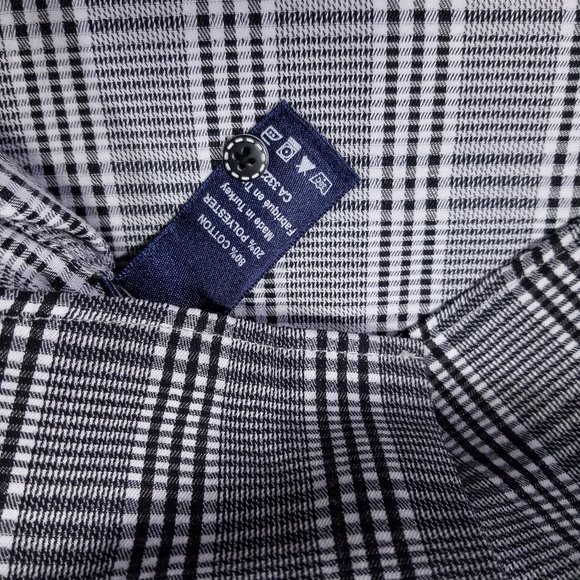 Hechter Checks/Boxes Casual Button Up Shirt - Picture 7 of 8
